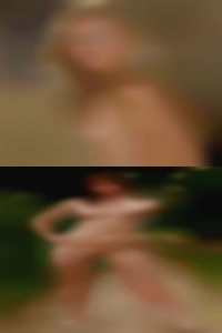 A naked woman little voyeuristic of fun!