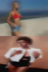Sexy average naked bartender