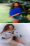 Long swinging tits hairy pussy