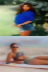 Call her pants having beach