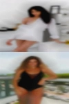 White shorts deep kissing good