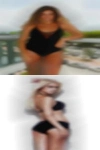 Nude woman stand clean pussy